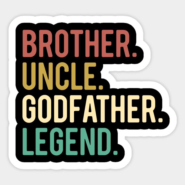 Uncle Godfather Legend Sticker by rissander